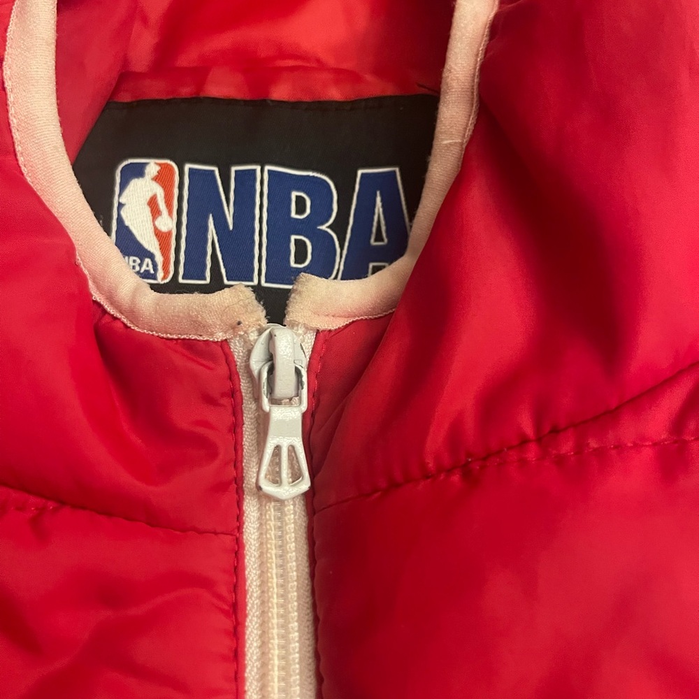 NBA Red Puffer Jacket - Picture 2 of 8